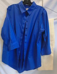 Chicos Shirt Sz 1 And Unbranded Cream Colored Pants