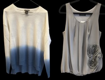 2 Ladies Shirts Size M And L