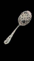 Antique Sterling Silver Serving Spoon
