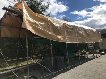 Large Boat Shelter Frame & Boat Cover (G)
