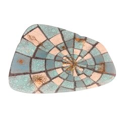 Decorative Fused Glass Platter