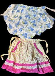 Floral Kitchen Apron Pair