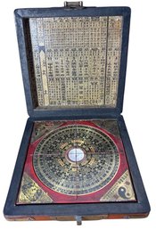 Chinese Feng Shui Compass In Decorative Wooden Box (B)