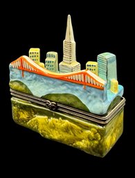 Golden Gate/San Fransisco Porcelain Trinket Box