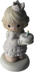 Precious Moments Birthday Wishes With Hugs And Kisses Figurine (LR)