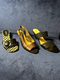 3 Pairs Of Women's Sandals Size 8