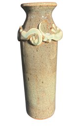 Signed Ceramic Glazed Bud Vase