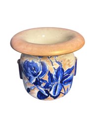 Royal Doulton Burslem Blue Floral Vase