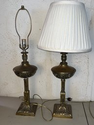 Brass Table Lamp (G)