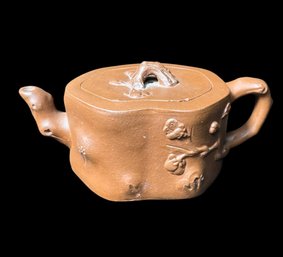 Old Chinese Clay Teapot Signed
