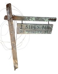 Old Marblehead Hanging Wooden Sign (Y)