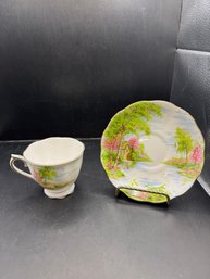 Royal Albert Bone China The Old Mill Tea Cup & Saucer