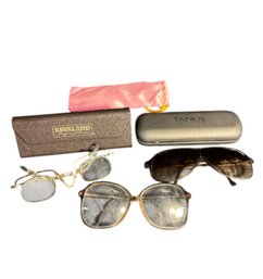Assorted Sunglasses & Eye Glasses Tanos, Kirkland, And More 5pc