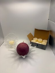 Party  Light Candles, And Holders