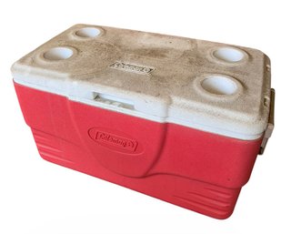 Coleman Red Outdoor Cooler (Y)