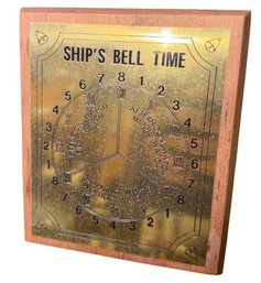 Nautical Ships Bell Time Desk Decor (BLR)