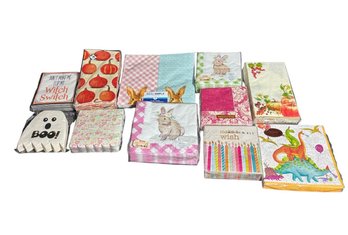 Collection Of Holiday & Special Occasion Paper Napkins