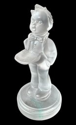 Goebel Hummel Boy Frosted Glass Figurine