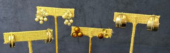 4 Pairs Of Clip On Earrings