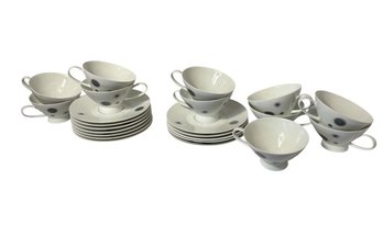 MCM Rosenthal Germany Continental Planets Dishes Teacups & Saucers 23pc (LR)