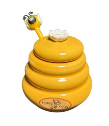 Honey Miel Ceramic Beehive Jar
