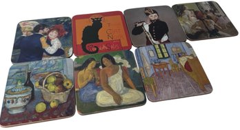 Decorative Art Coasters 7pc (DR)