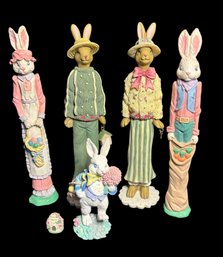 Bunny Figurine 5pc