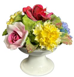 Aynsley England Fine Bone China Flower Bouquet Figurine