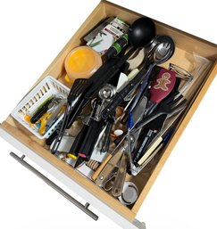 Drawer Full Of Assorted Kitchen Utensils (K)