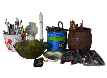 Sunglasses, Tape & Assorted Household Decor (D)