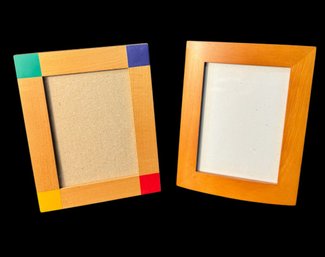 Wooden Picture Frame Pair