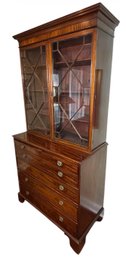 Georgian Mahogany Secretary Desk (BL)