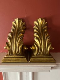 Gold-Tone Bookends (RR)