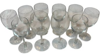Collection Of Assorted Wineglasses 10pc (B)