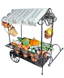 Byers Choice Retired Black Vegetable Cart