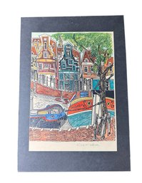 Alex McAdam Amsterdam Signed Art Print