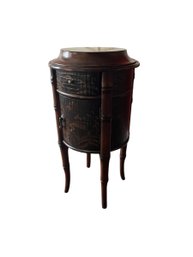 Chinoiserie Faux Bamboo Side Table (RR)