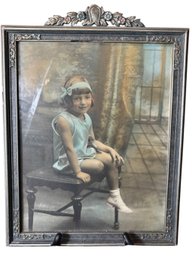 Antique Framed Young Girl Photography