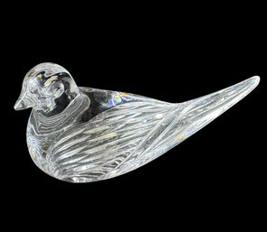 Waterford Crystal Bird Figurine