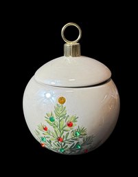 Teleflora Christmas Tree Ornament Candy Jar