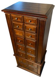8 Drawer Tall Standing Jewelry Box  (Br1)