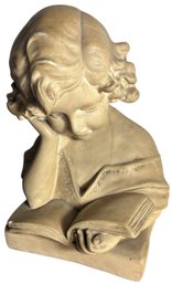 Signed Little Girl Reading Book Statue  (bR2)