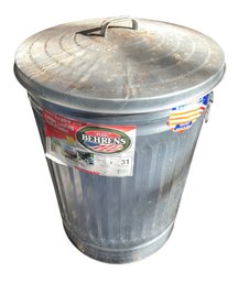 Behrens Steel Lidded Waste Bin (G)