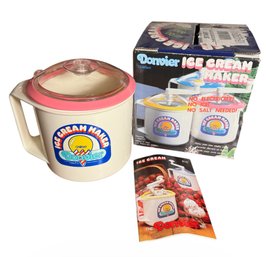 Donvier Ice Cream Maker In Original Box (B)