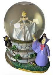 Disney Cinderella Musical Snow Globe Works! (BR2)