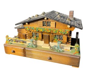 Log Cabin Cottage Jewelry Box