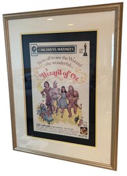 Childrens Matinees Wizard Of Oz Framed Poster Print (BR2)