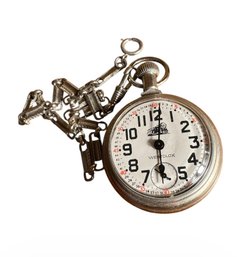 Westclox The Conductor Open Face Pocket Watch (B)
