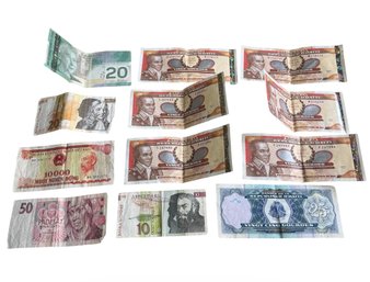 Haitian, Canadian & Assorted Foreign Paper Money (LR)