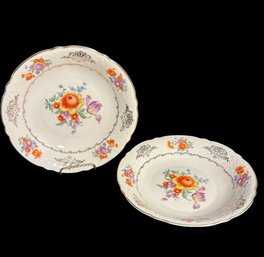 Schumann Bavaria Floral Serving Bowl Pair